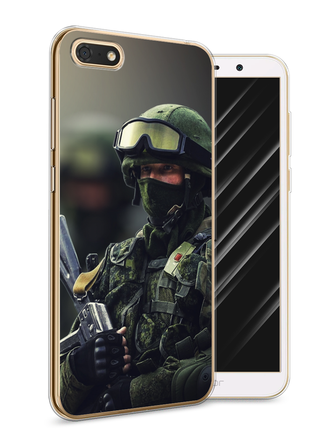 

Чехол Awog на Huawei Y5 2018 "Сакура", Розовый;черный, 65950-4