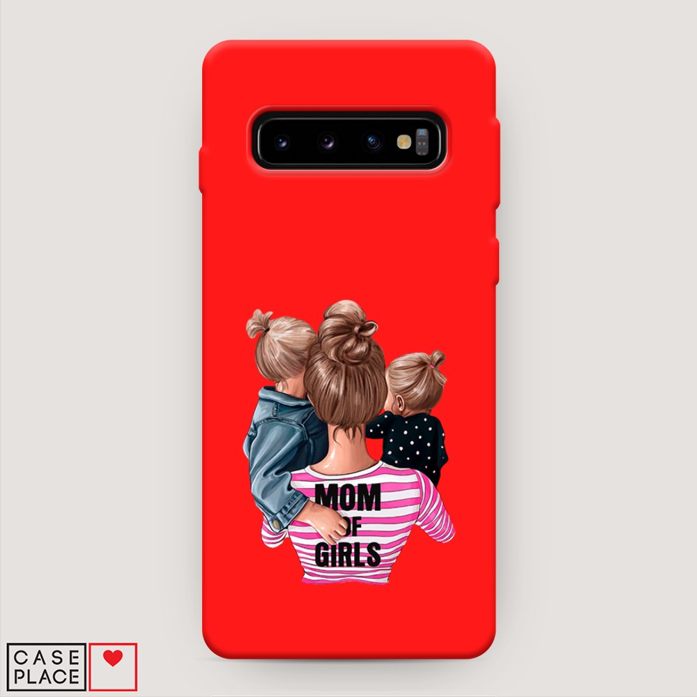 

Чехол Awog на Samsung Galaxy S10 + "Mom of Girls", Разноцветный, 27153-1