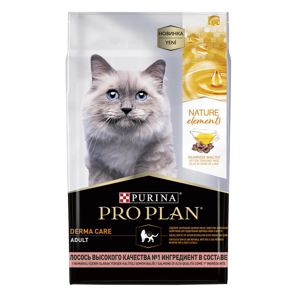 фото Сухой корм для кошек pro plan nature elements, лосось, 7 кг
