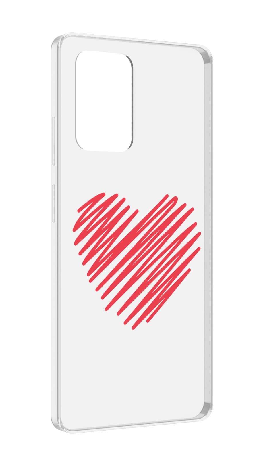 

Чехол MyPads сердечко-одной-линией для ZTE Blade V40 Pro, Tocco