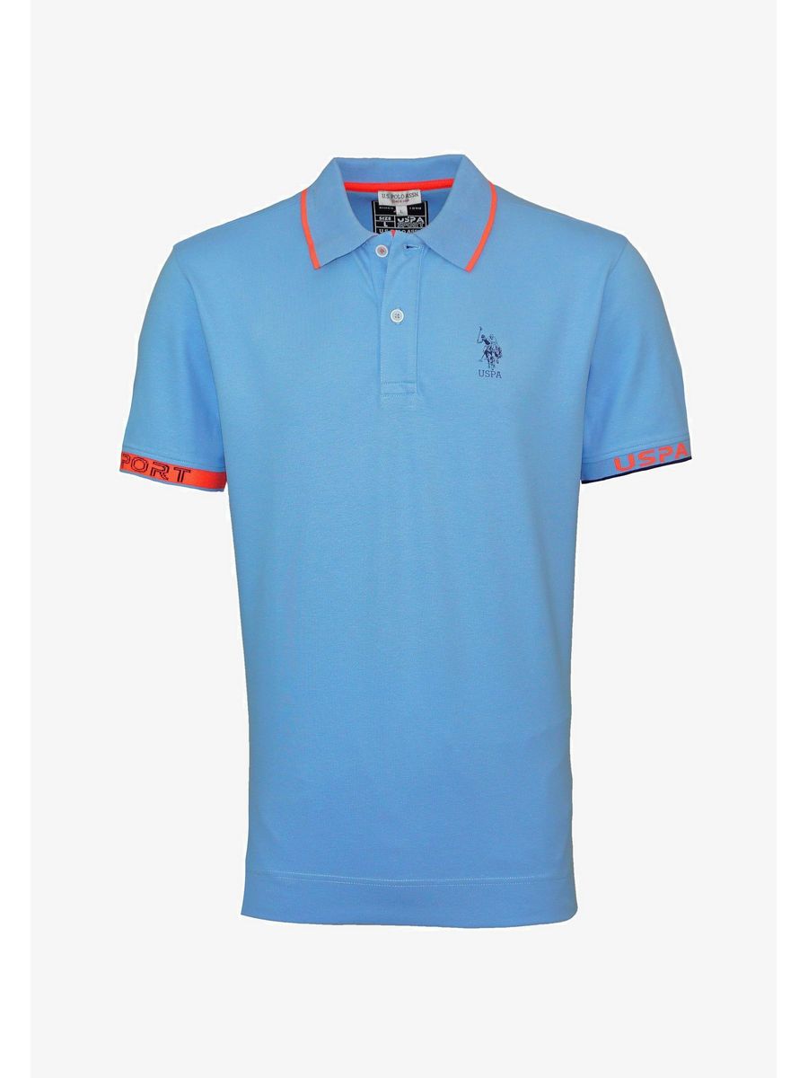 

Футболка мужская U.S. POLO Assn. US222P04O синяя M, Синий, US222P04O
