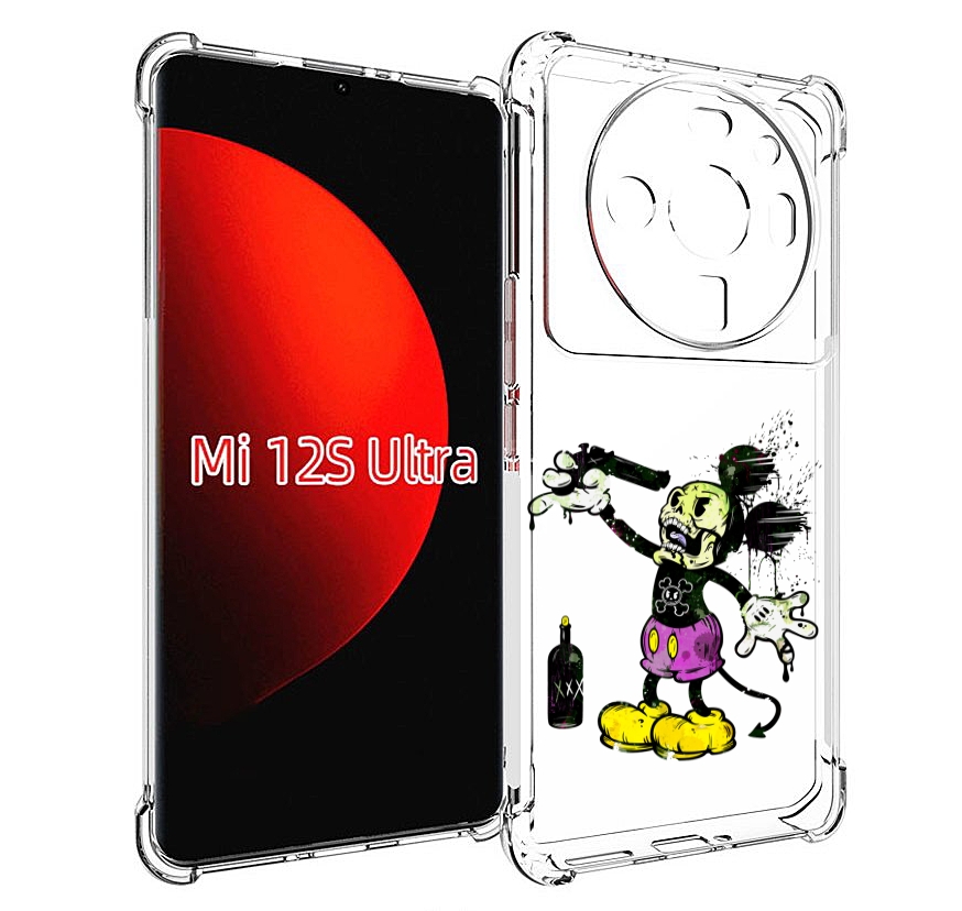 

Чехол MyPads Драг Микки для Xiaomi 12S Ultra, Прозрачный, Tocco