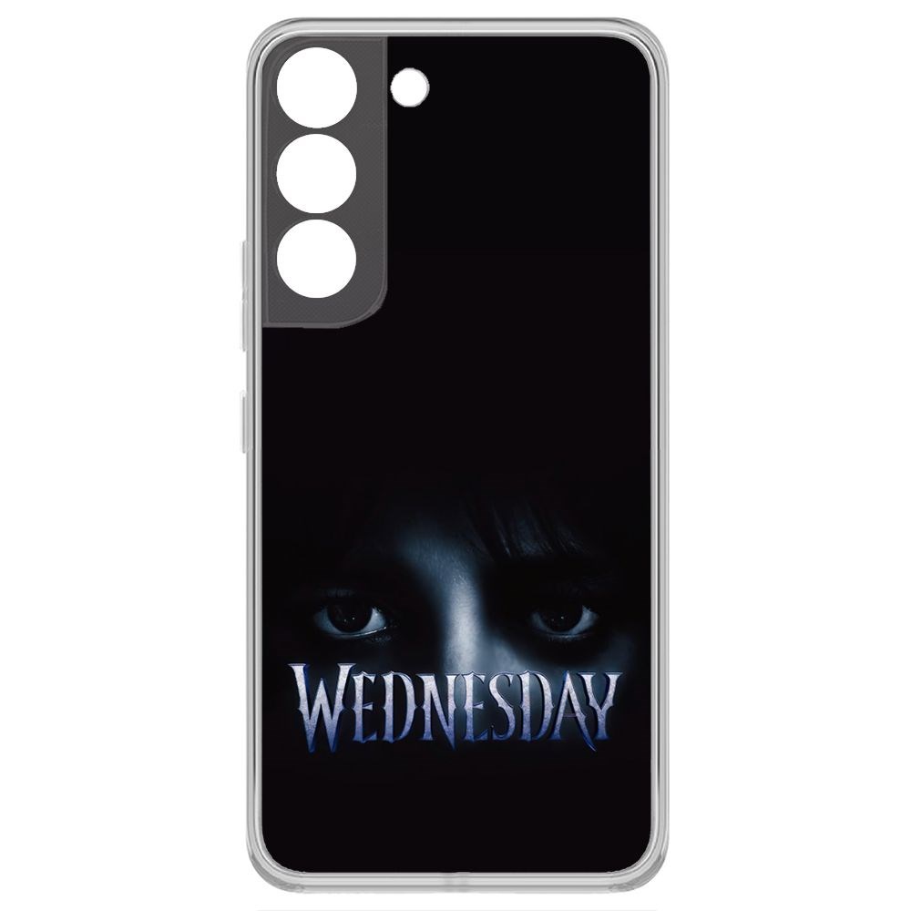 

Чехол-накладка Krutoff Clear Case Уэнсдей Аддамс - Логотип для Samsung Galaxy S22, Прозрачный