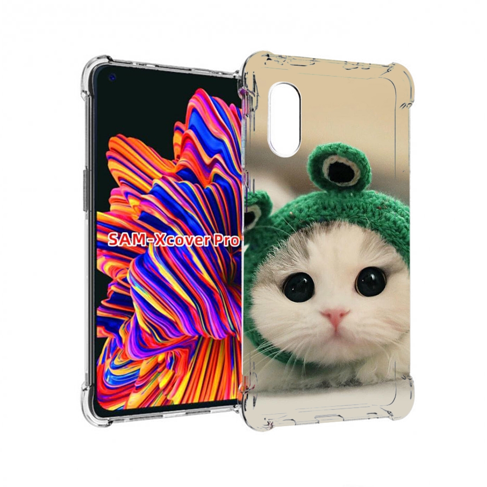 

Чехол MyPads кот-лягушка детский для Samsung Galaxy Xcover Pro 1, Прозрачный, Tocco