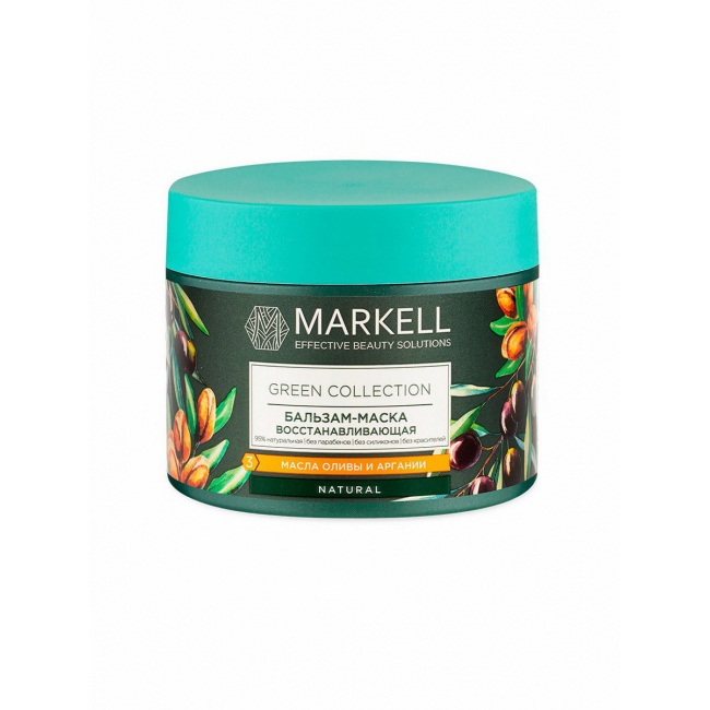 

Бальзам-маска для волос Markell "Green Collection", восстанавливающая, 300 мл