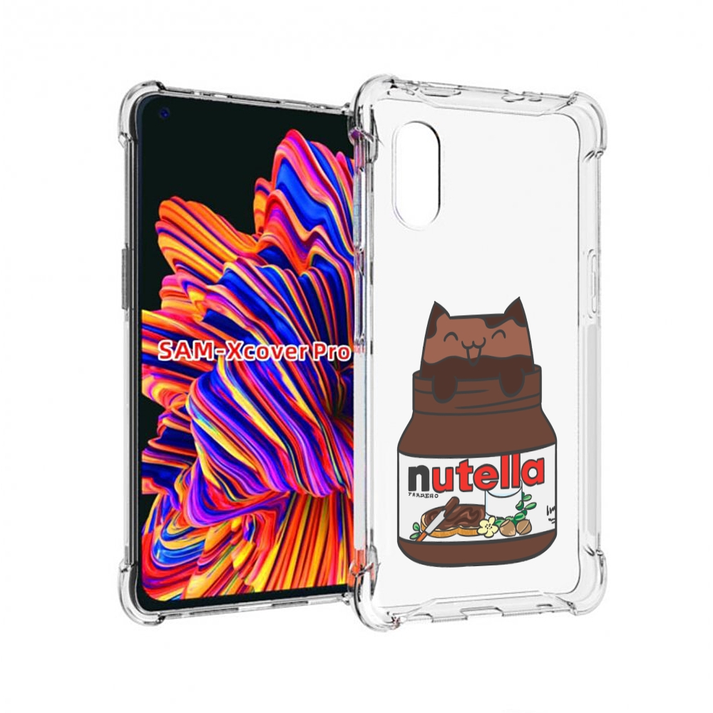 

Чехол MyPads кошечка-в-нутелле для Samsung Galaxy Xcover Pro 1, Прозрачный, Tocco