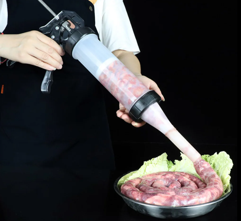 

Шприц колбасный Enema Device- 003, 3 насадки, Серый;черный, колбасный Enem