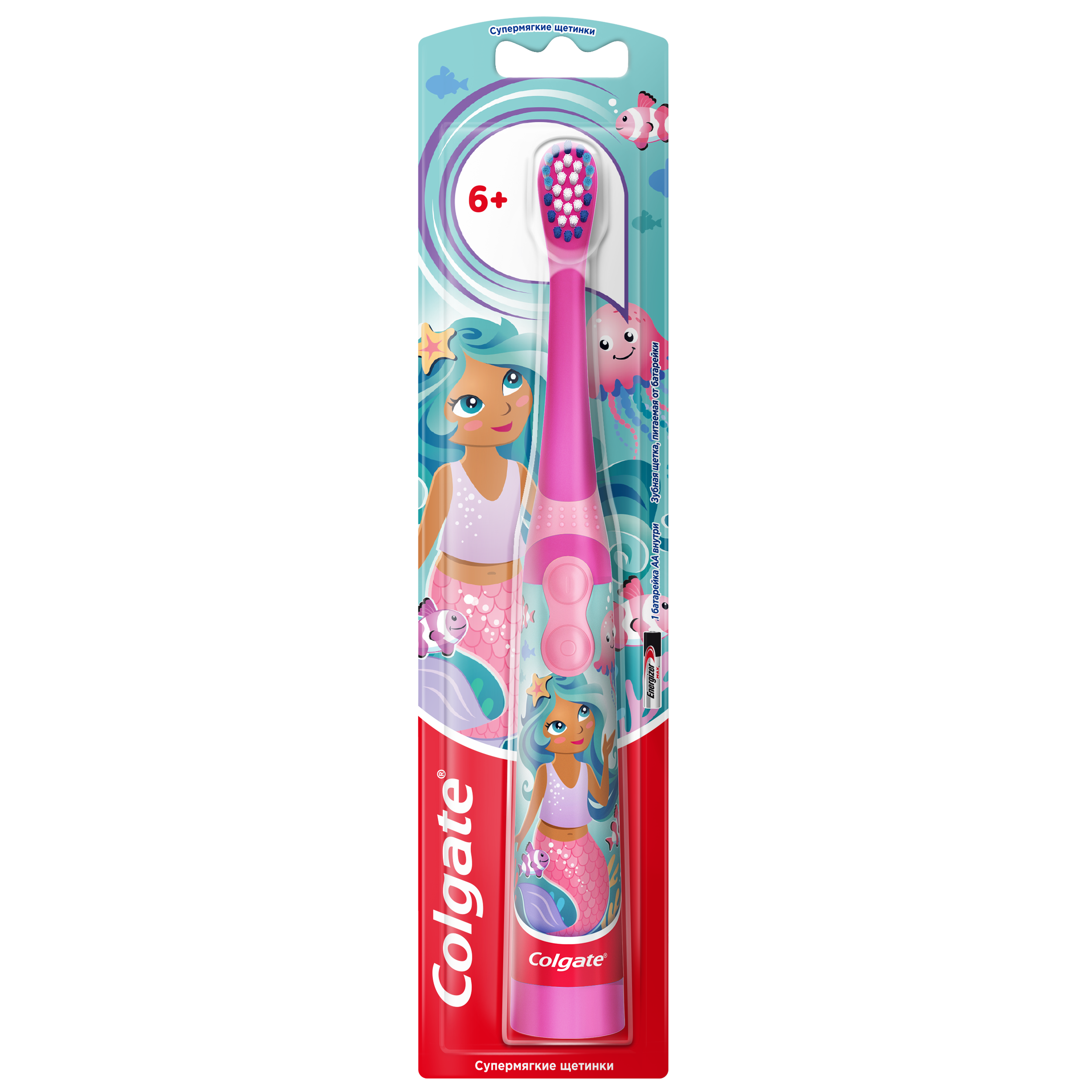 Зубная щетка Colgate Barbie/Batman электрическая в ассортименте