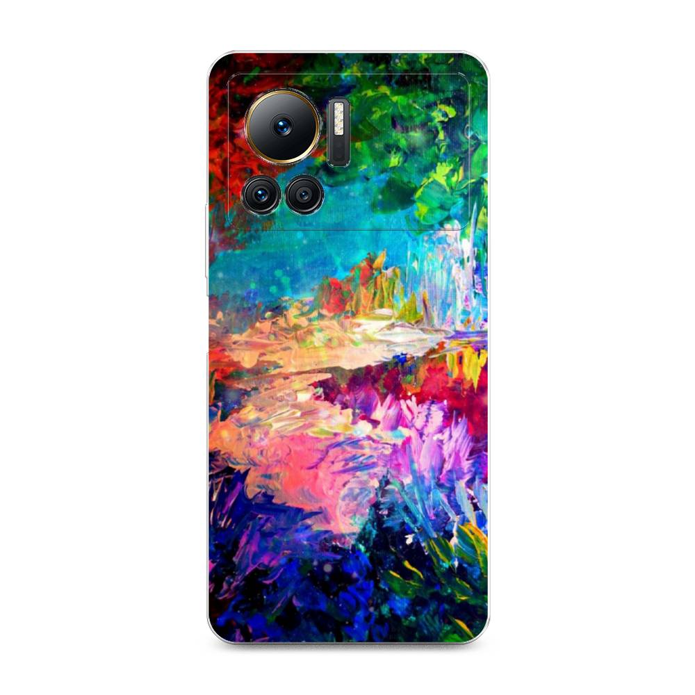 

Чехол на Infinix Note 12 VIP "Лес-гуашь", Синий;розовый;зеленый, 3101950-4