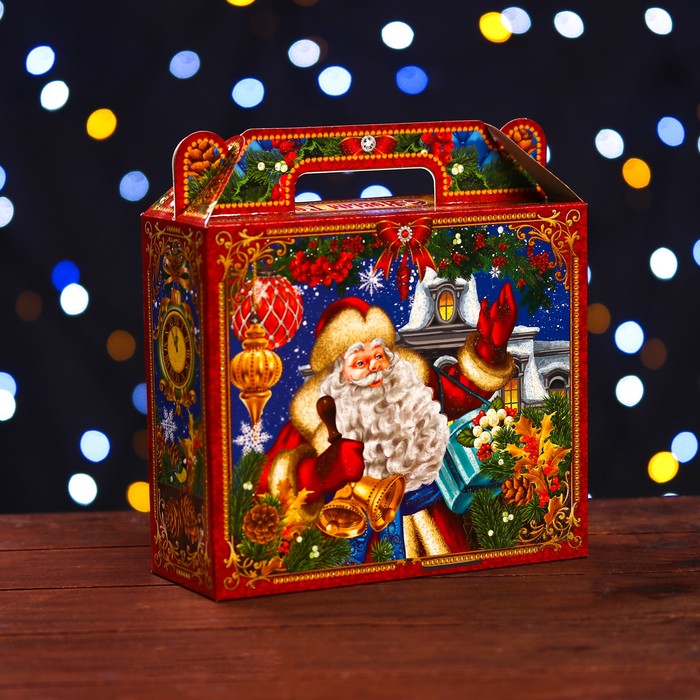 

Подарочная коробка "Праздничный коллаж" 17,3 х 6,5 х 15 см (10 шт), Разноцветный