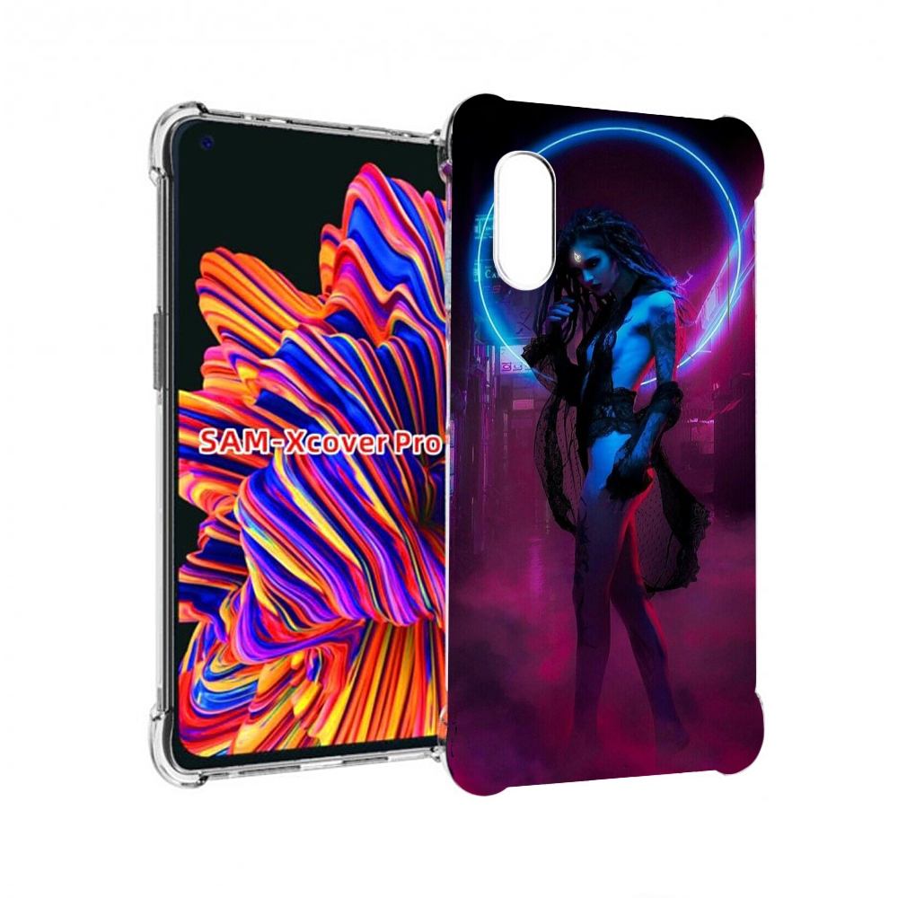 

Чехол MyPads красивая девушка в дыму неон женский для Samsung Galaxy Xcover Pro 1, Прозрачный, Tocco