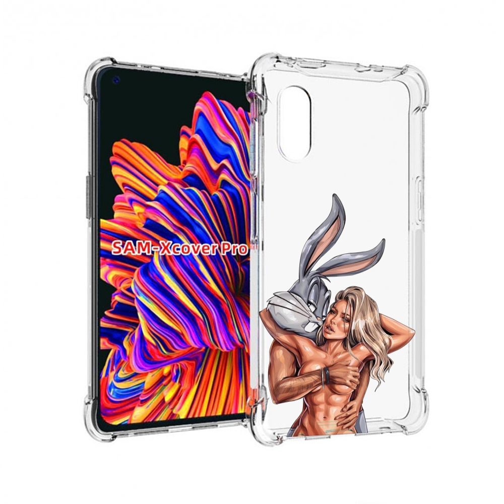 

Чехол MyPads красивая-девушка-с-бак-банни женский для Samsung Galaxy Xcover Pro 1, Прозрачный, Tocco