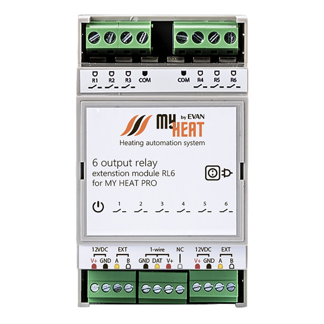 

Релейный блок расширения Эван MY HEAT RL6 (6291)