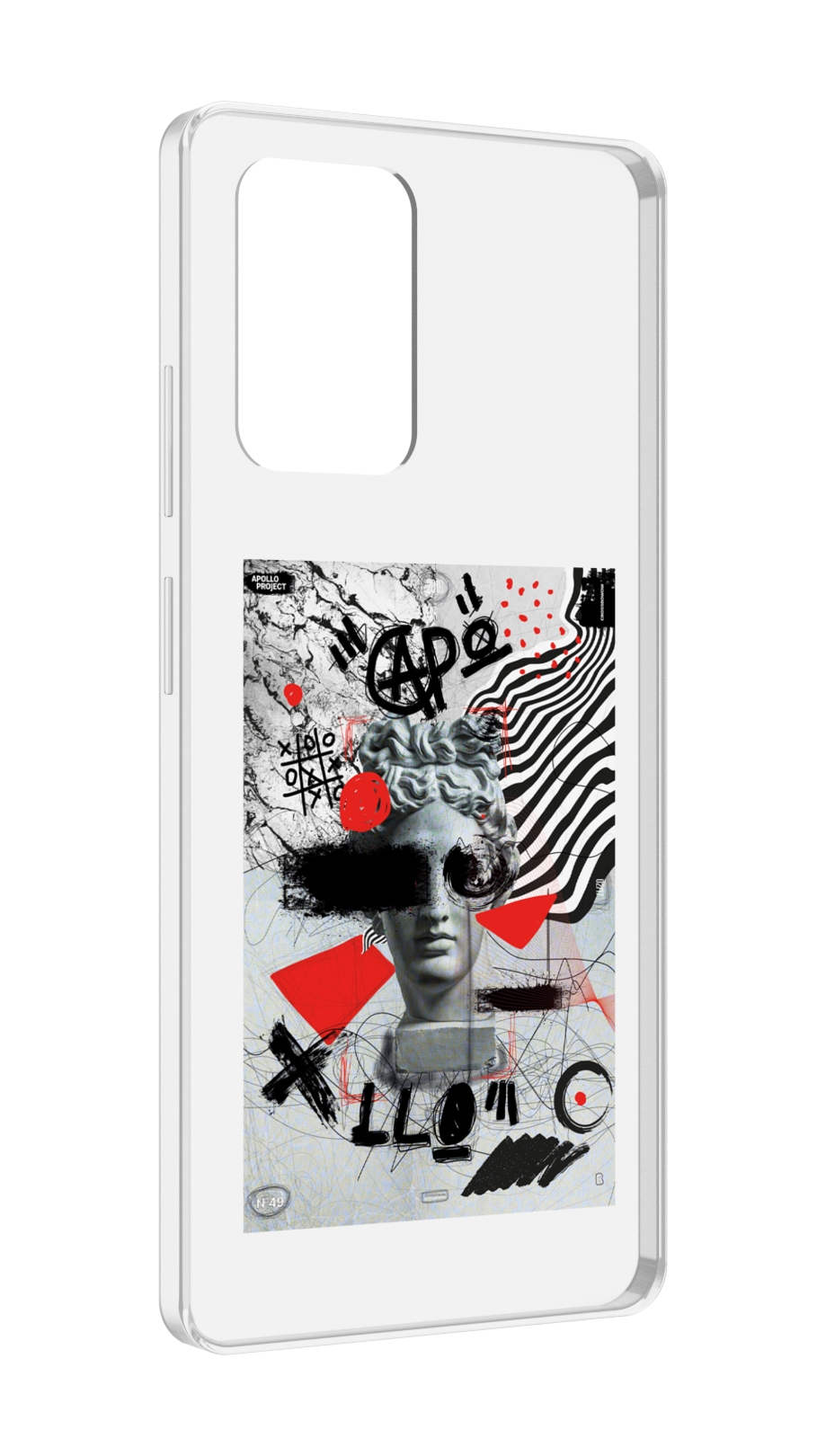 

Чехол MyPads стрит арт статуя для ZTE Blade V40 Pro, Tocco