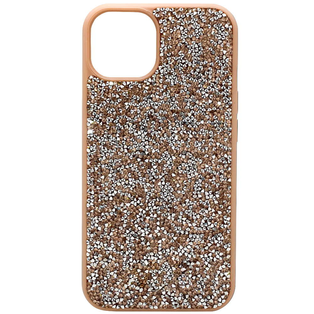 

Чехол iGrape со стразами для iPhone 14 (Розовый песок), strazi14