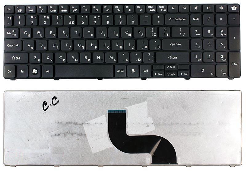 

Клавиатура для ноутбука Packard Bell TM81 TM86 TM87 TM89 TM94 TM82 TX86/NV50 черная
