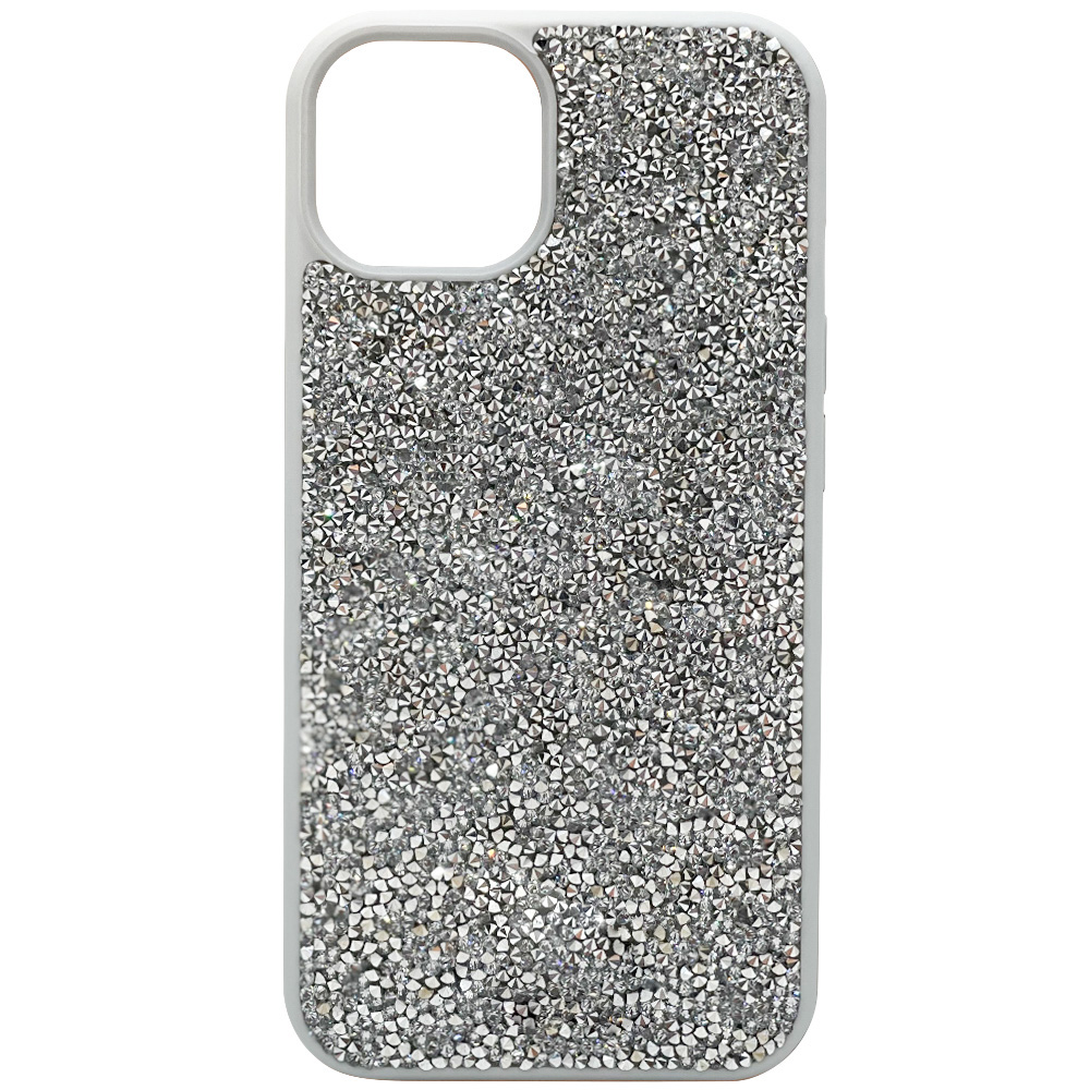 

Чехол iGrape со стразами для iPhone 14 (Серебристый), strazi14