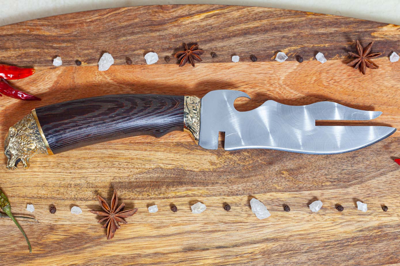 Вилка - нож Бурый Медведь