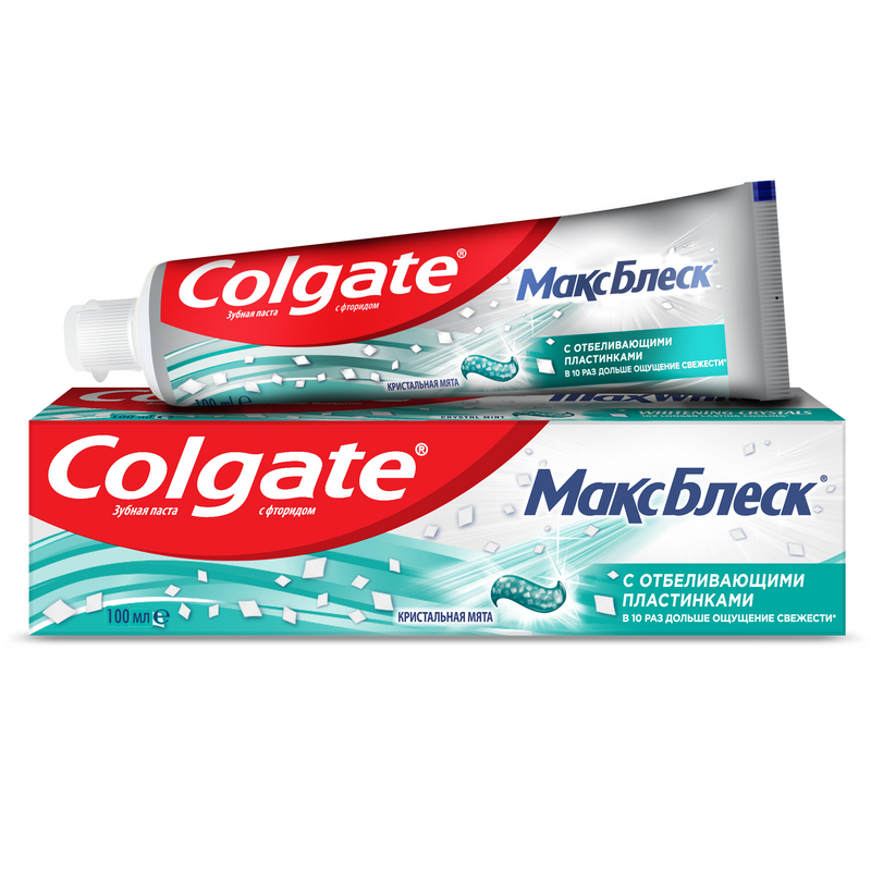 Зубная паста Colgate Макс Блеск 100 мл зубная паста colgate макс фреш нежная мята 100 мл
