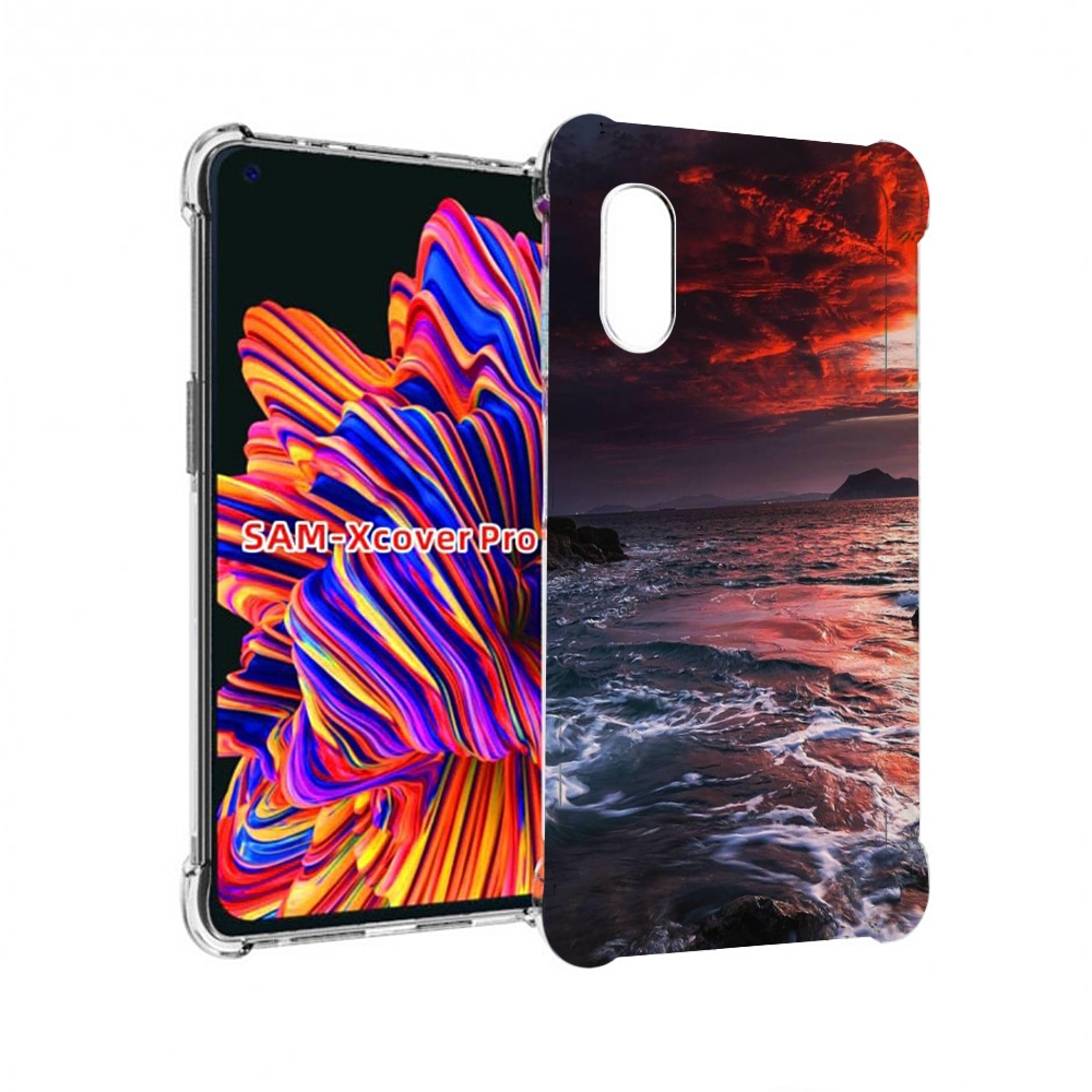 

Чехол MyPads красивый залив для Samsung Galaxy Xcover Pro 1, Прозрачный, Tocco