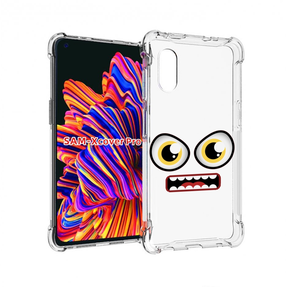 

Чехол MyPads красный злой смайлик для Samsung Galaxy Xcover Pro 1, Прозрачный, Tocco