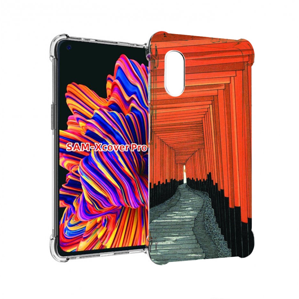 

Чехол MyPads красный коридор для Samsung Galaxy Xcover Pro 1, Прозрачный, Tocco