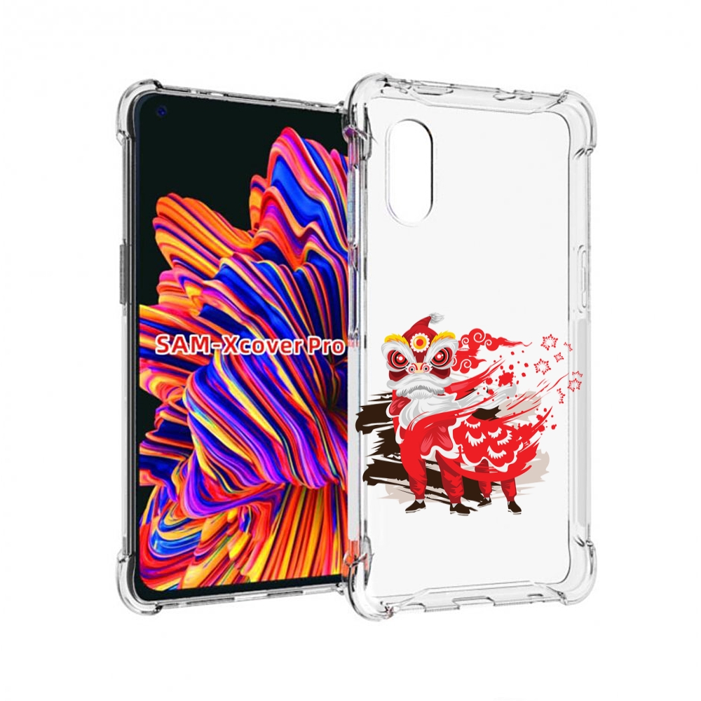 

Чехол MyPads красный-карнавал для Samsung Galaxy Xcover Pro 1, Прозрачный, Tocco