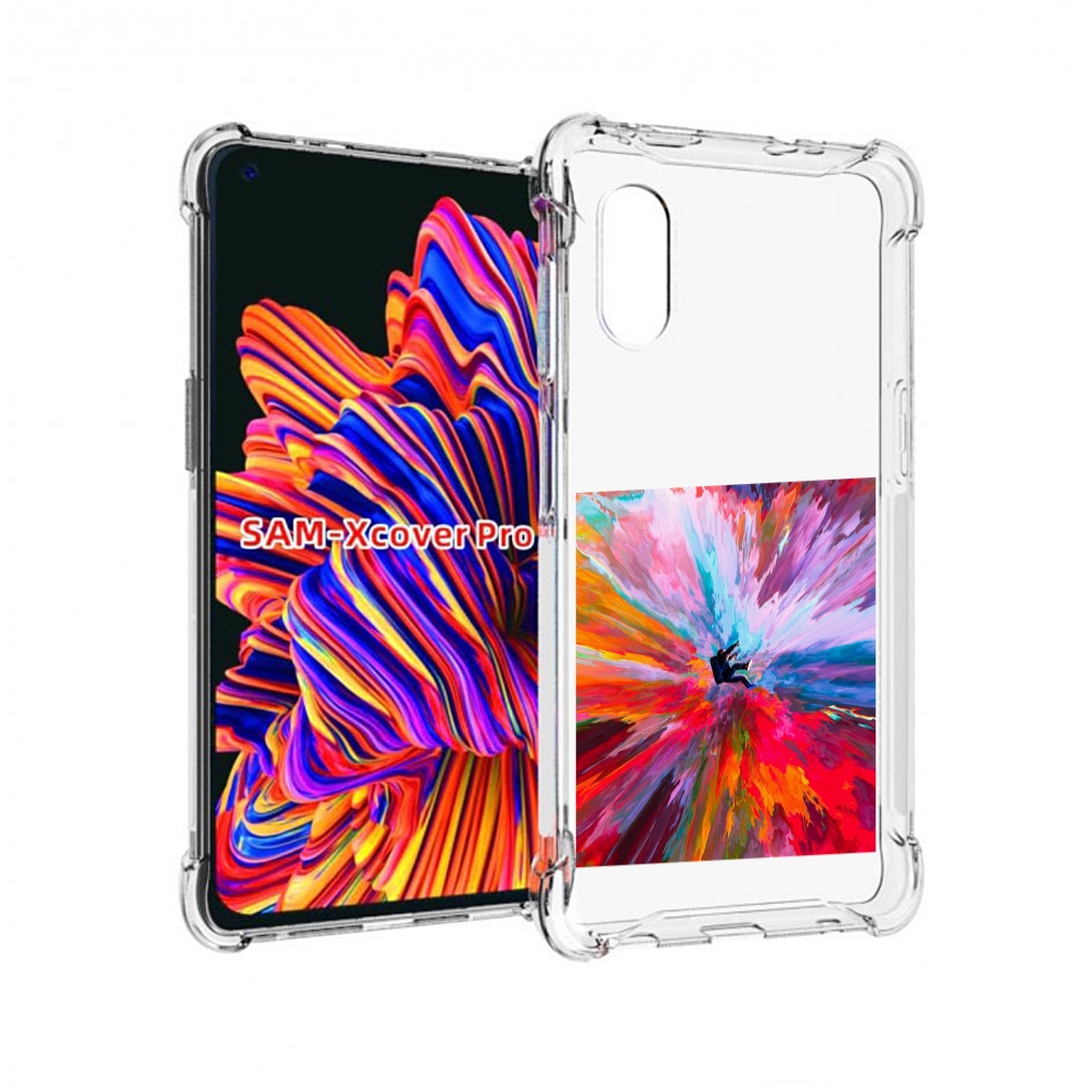 

Чехол MyPads красочный астранавт для Samsung Galaxy Xcover Pro 1, Прозрачный, Tocco