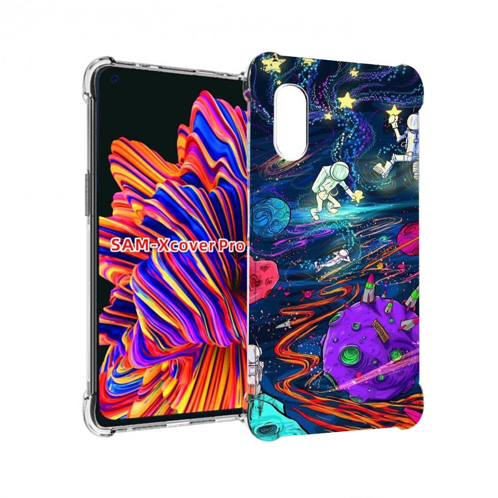 

Чехол MyPads красочный космос для Samsung Galaxy Xcover Pro 1, Прозрачный, Tocco