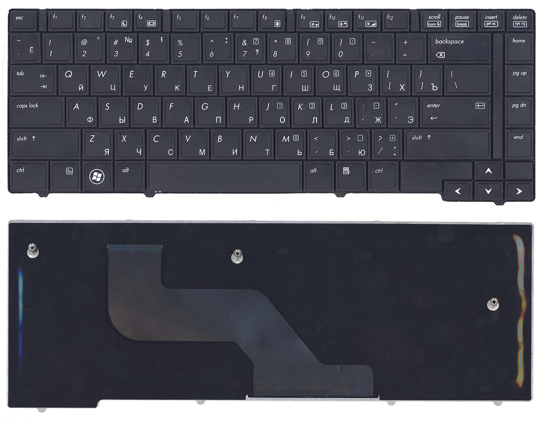 

Клавиатура для ноутбука HP EliteBook 8440P 8440W черная