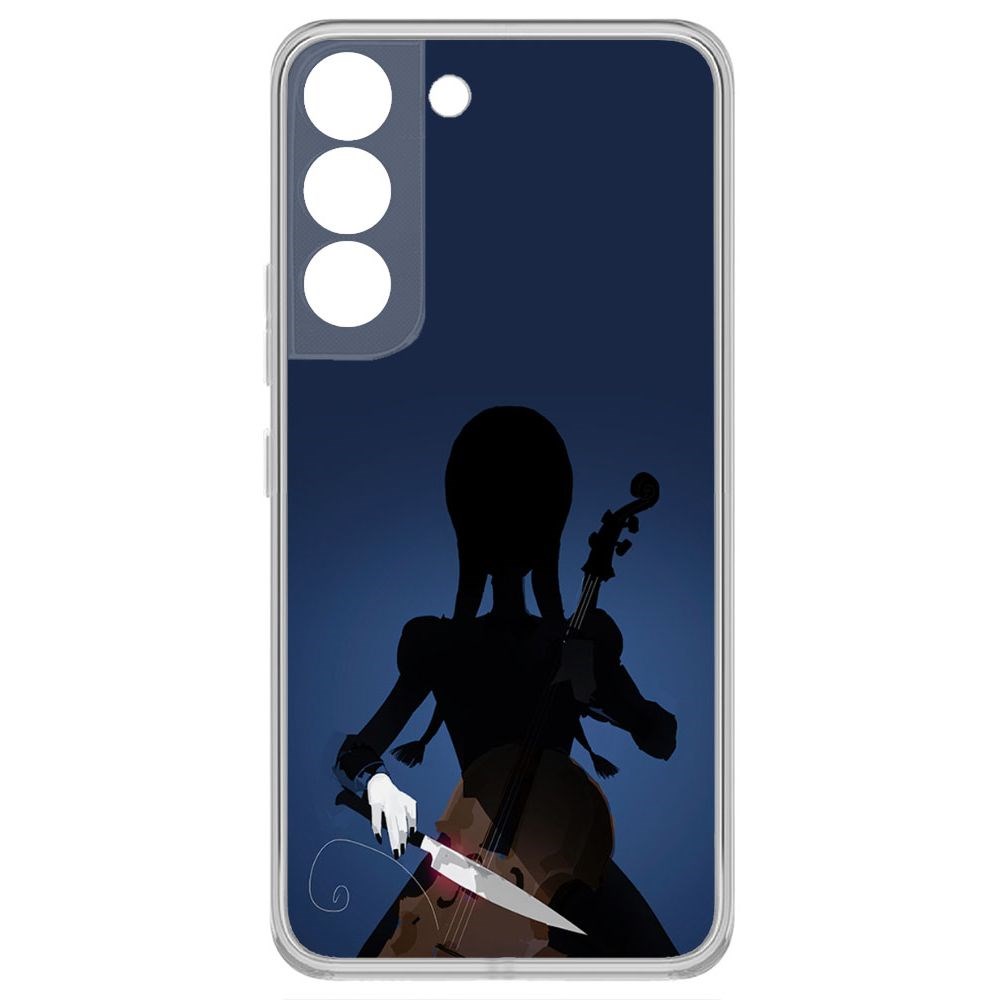 

Чехол-накладка Krutoff Clear Case Уэнсдей Аддамс - Тизер для Samsung Galaxy S22, Прозрачный