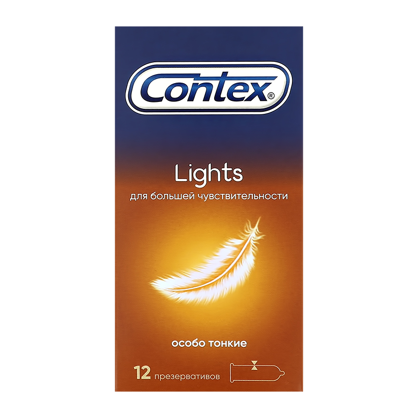 Купить Презервативы CONTEX Lights особо тонкие 12 шт.