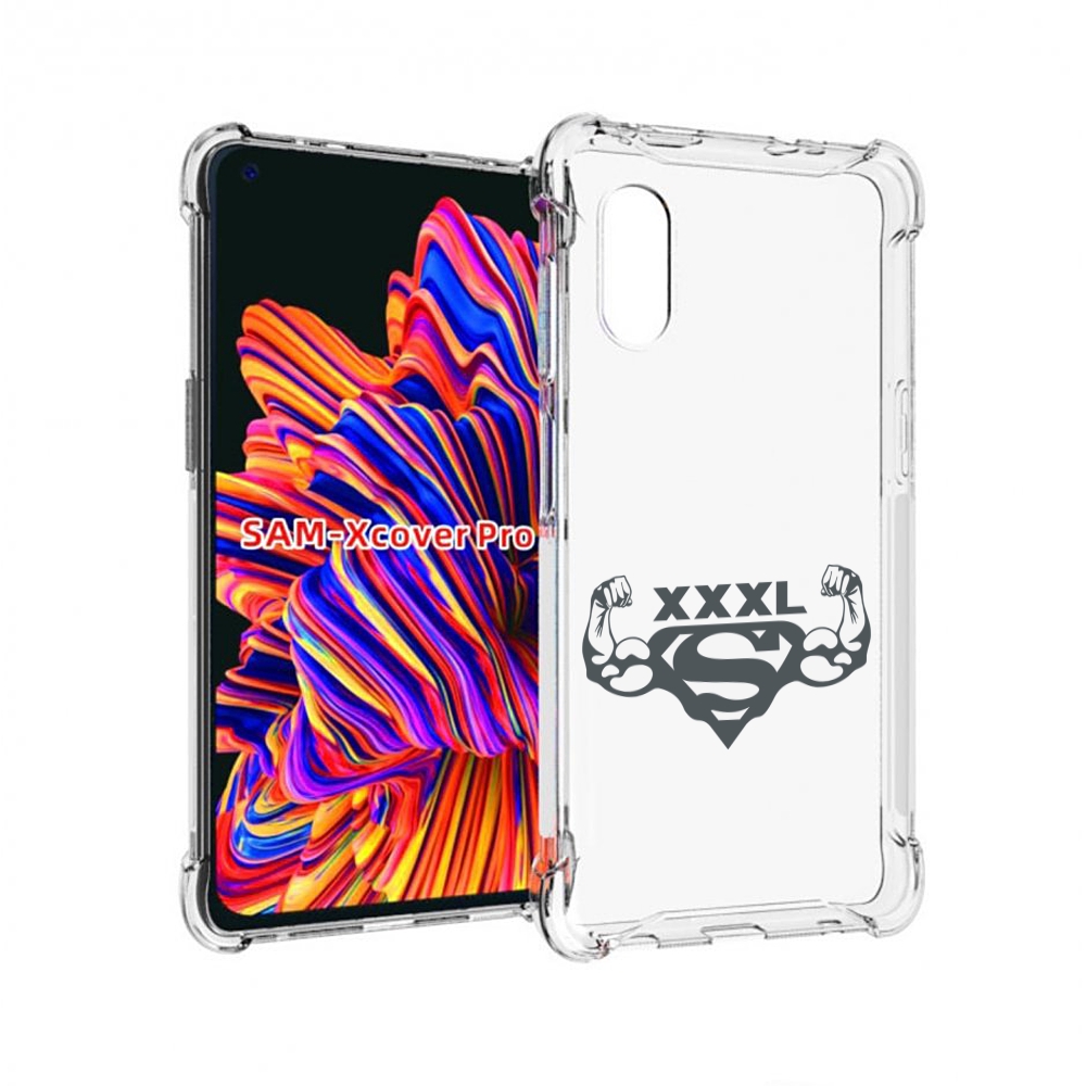 

Чехол MyPads бодибилдинг супермен для Samsung Galaxy Xcover Pro 1, Прозрачный, Tocco