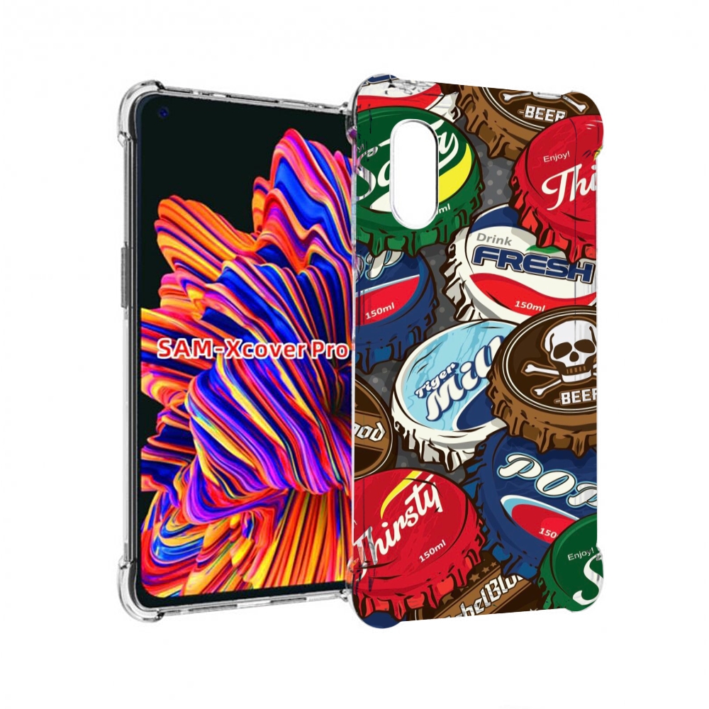 

Чехол MyPads крышки от баночек для Samsung Galaxy Xcover Pro 1, Прозрачный, Tocco