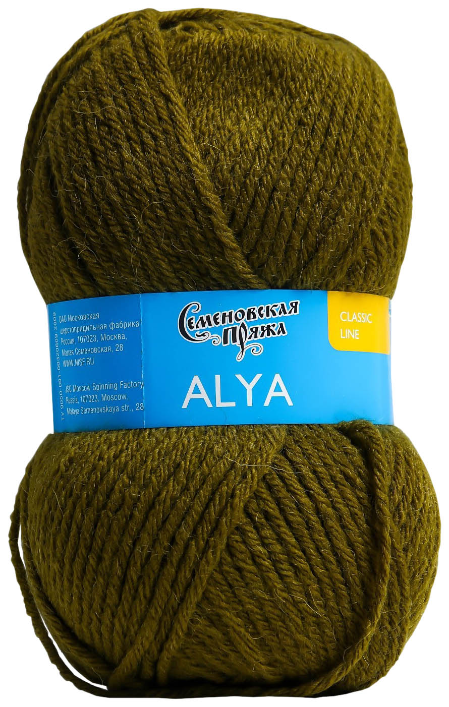 

Пряжа Семеновская Alya (1437), зеленый янтарь, 5 шт. по 100 г