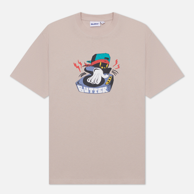 

Мужская футболка Butter Goods Spinner бежевый, Размер S, Spinner