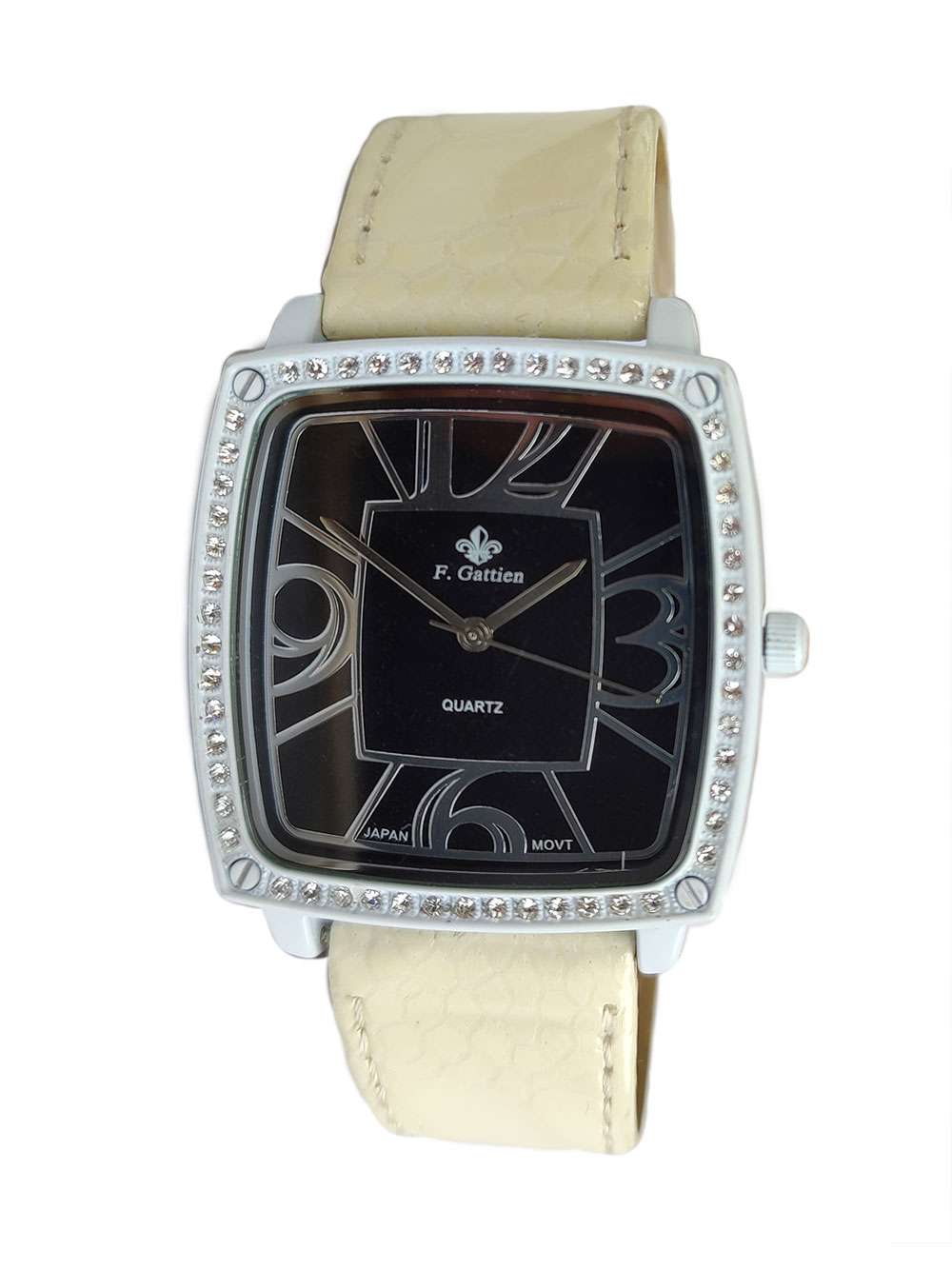 

Наручные часы женские F.Gattien 6686 белые/черные, 6686