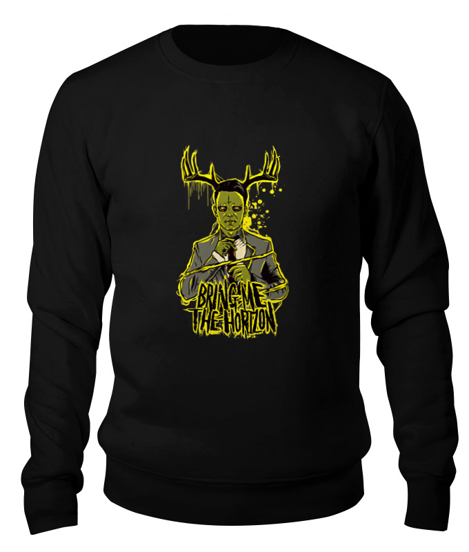 

Свитшот Printio Bring me the horizon черный 2XL, Bring me the horizon