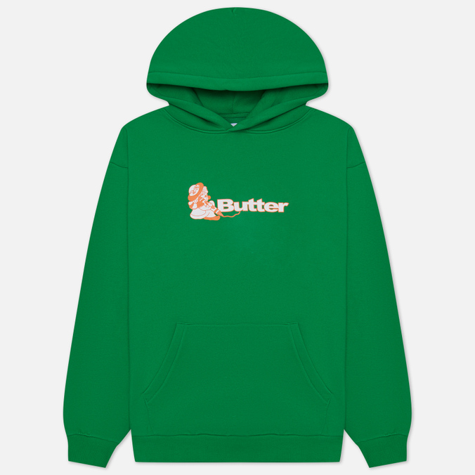 

Мужская толстовка Butter Goods Crayon Logo Hoodie зелёный, Размер L, Зеленый, Crayon Logo Hoodie