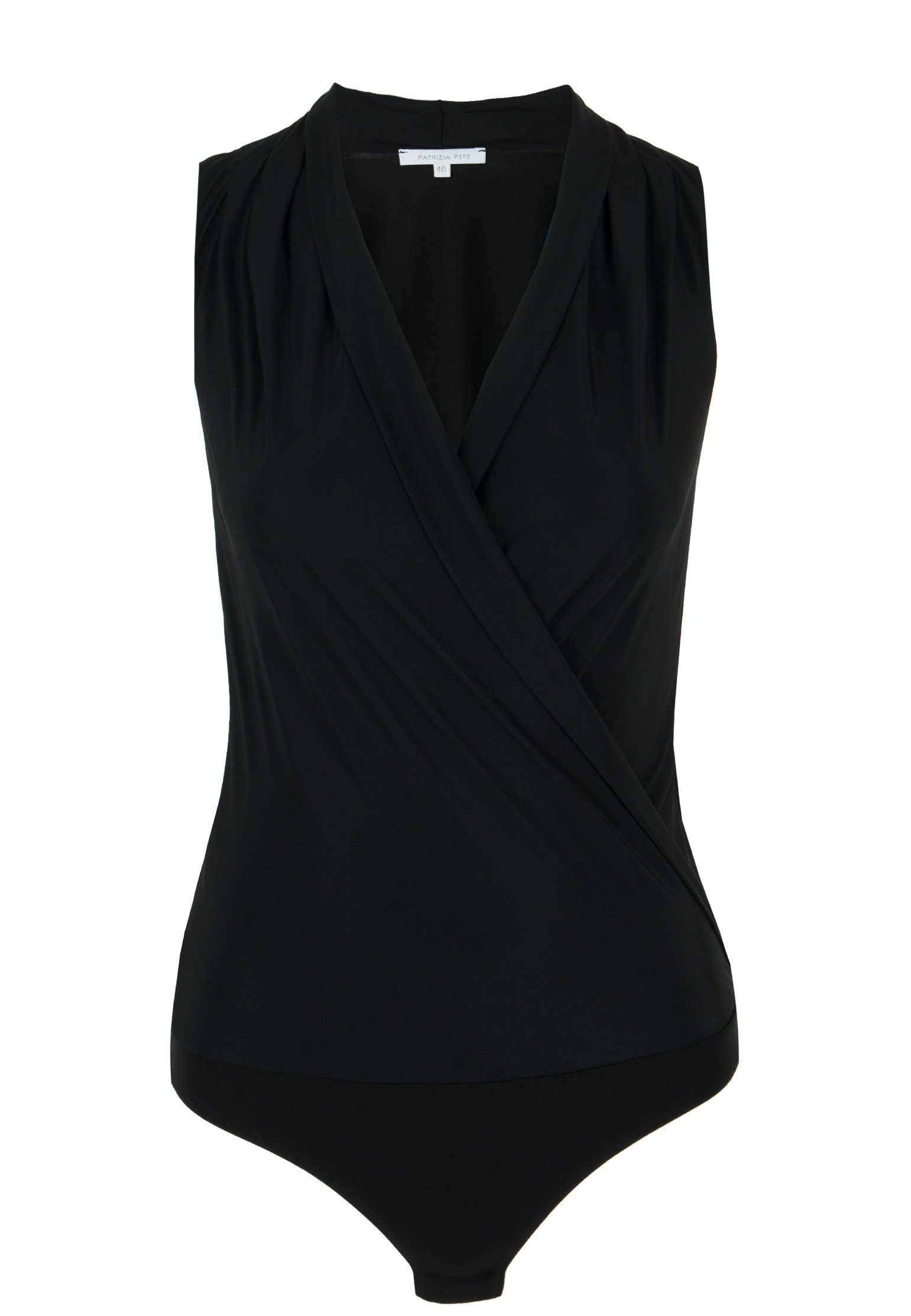 

Боди женское Patrizia Pepe 115879 черное 42 IT, Черный, 115879