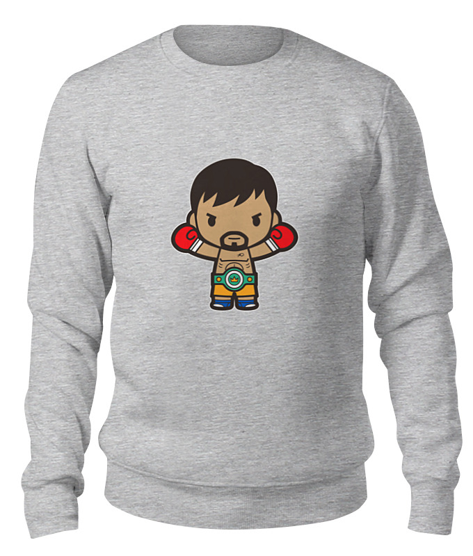 

Свитшот Printio Мэнни пакьяо (pacman) серый 2XL, Мэнни пакьяо (pacman)