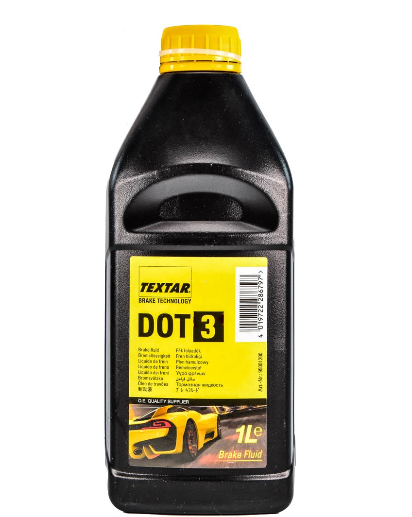 фото Жидкость тормозная dot 3 brake fluid 1л textar арт. 95001200