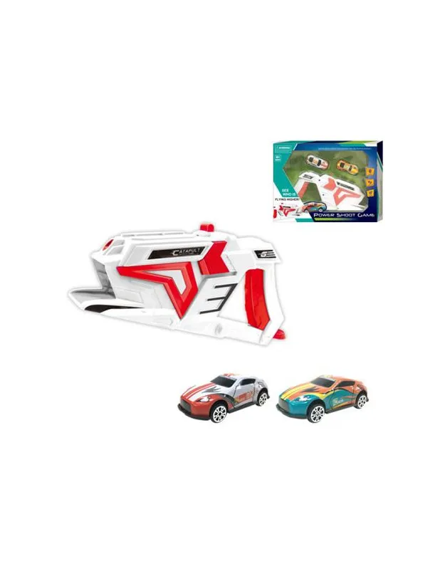 

Игровой набор Меткий стрелок с пусковым устройством, 2 машинки в наборе, Разноцветный