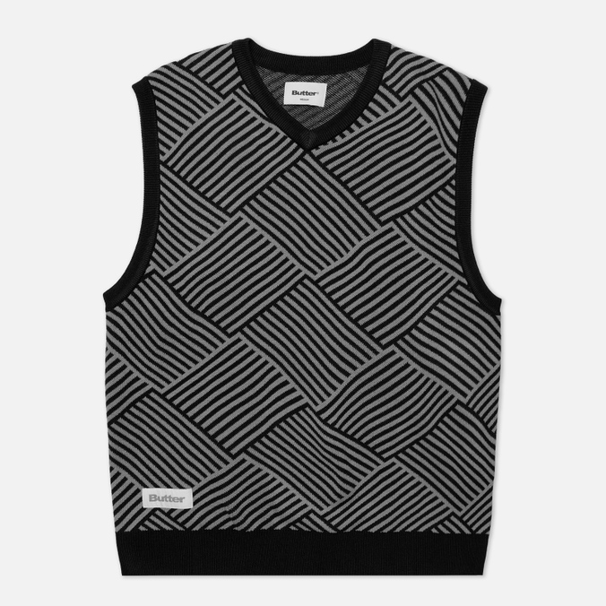 

Мужской жилет Butter Goods Parquet Knit чёрный, Размер XL, Черный, Parquet Knit