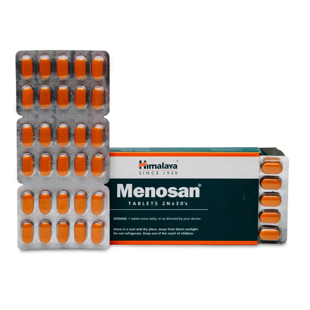 

Menosan Himalaya Herbals, Меносан 60 таб, комплексная пищевая добавка при менопаузе