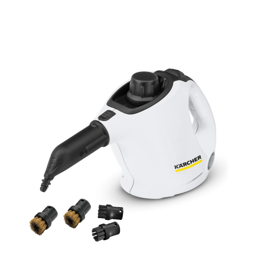 

Пароочиститель Karcher SC 1 белый, SC 1+круглые щетки IVAHAVI