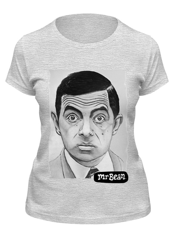 

Футболка женская Printio Mr.bean серая 2XL, Серый, Mr.bean