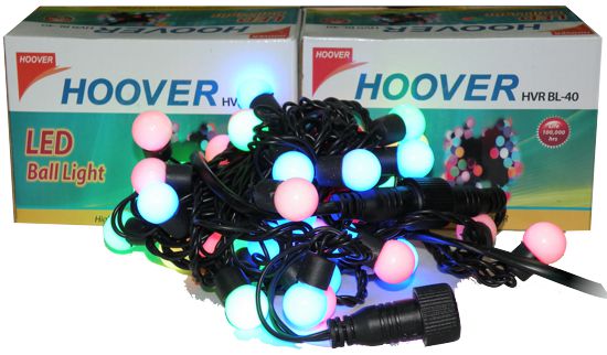 фото Гирлянда новогодняя 40 разноцветных шаров d18мм, 5м прочее