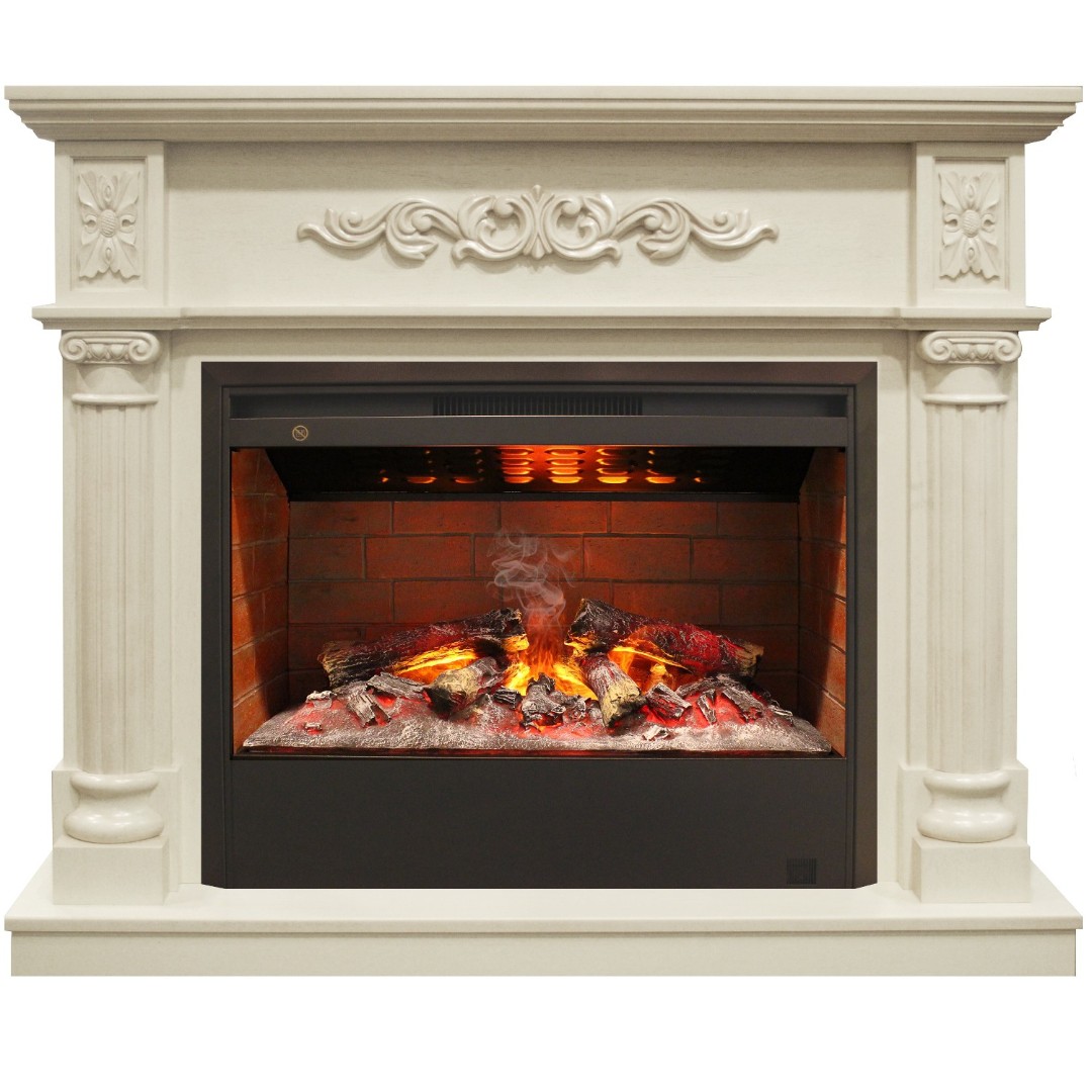 фото Электрокамин realflame silvia 26 wt с helios 26 3d