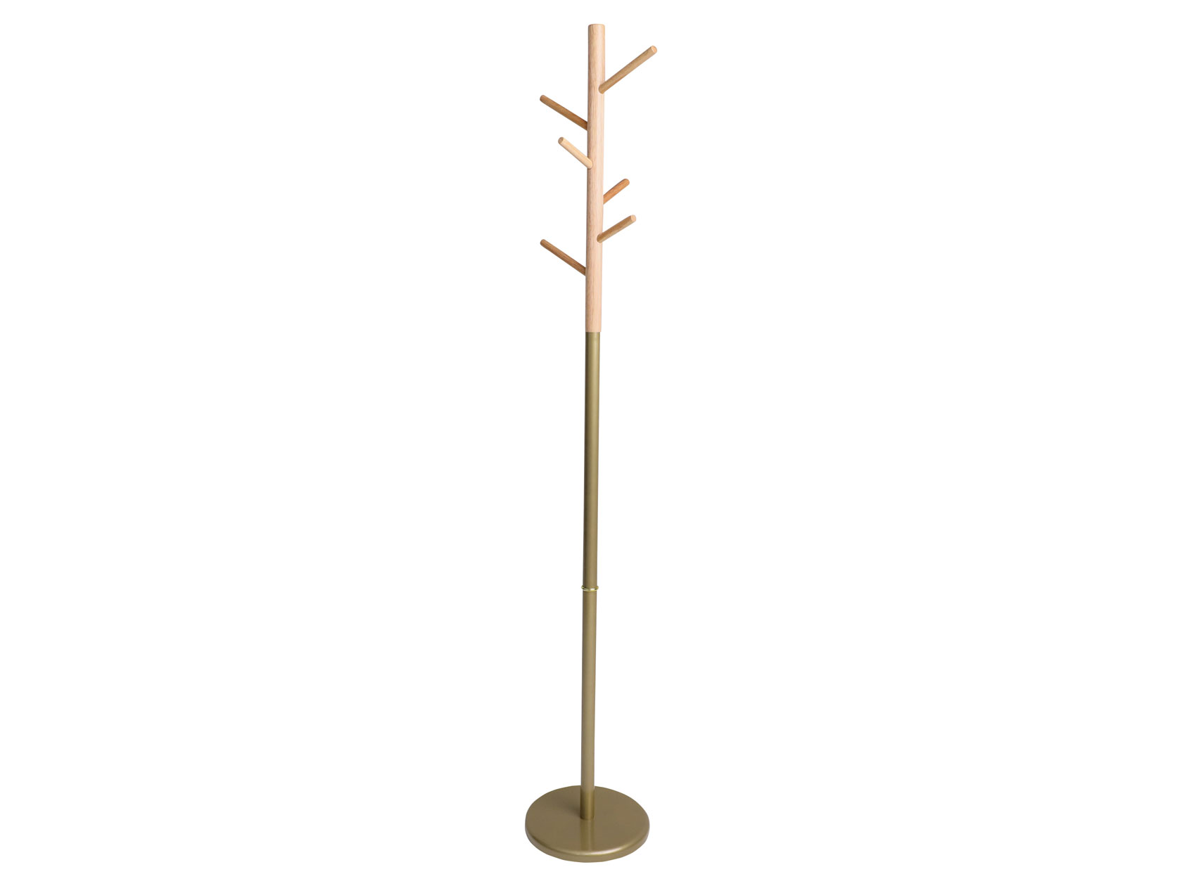 фото Напольная вешалка вешалка agava натуральный, массив сосны / коричневый, металл базистрейд